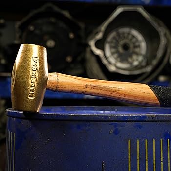 【美品】HAMMER FIREBALL / ハンマー　ファイアーボール(15p) ABC HAMMERS Brass Hammer - 5 lb. Non-Sparking Hammer with 15